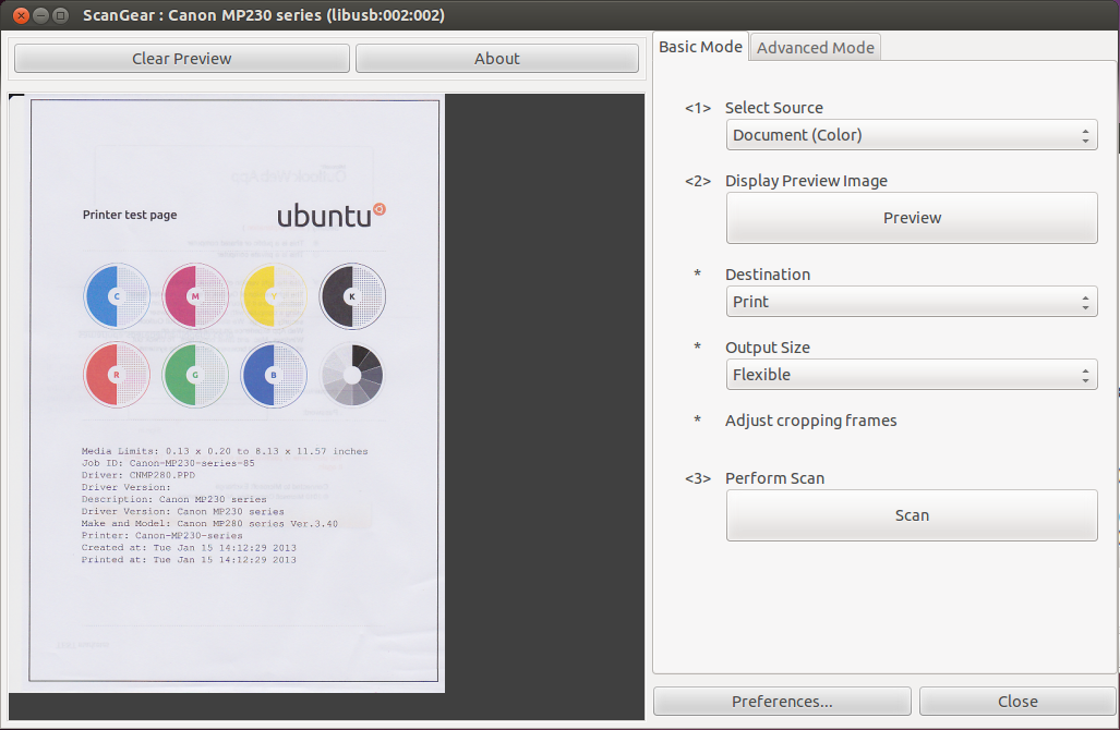 Cara install driver printer canon mp258 di ubuntu